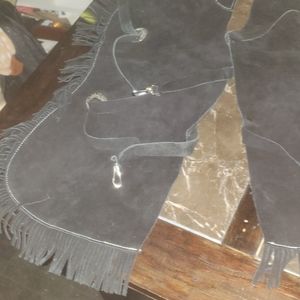 Leather chaps size small
